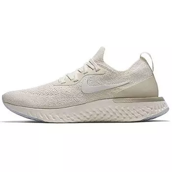 Nike Epic React Flyknit Light Cream Женские кроссовки Tan Lemon-Wash-Sail-White AQ0070-201