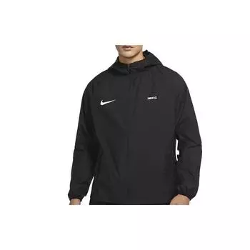 Nike FC AWF Футбольная повседневная куртка с капюшоном Мужские куртки Черные DH9643-010 L