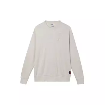 Nike FC Club FW24 Домашняя Серия Барселона Круглый Вырез Однотонный Повседневный Свитшот с Длинным Рукавом Мужской свитшот Светло-Минерально-Коричневый FQ3024-104 2XL