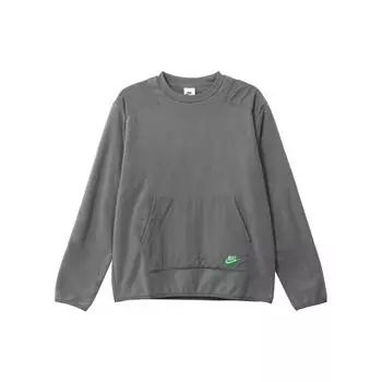 Nike Толстовка с круглым вырезом на флисовой подкладке с цветными блоками, мужские топы, железно-серый DD4855-068 XL