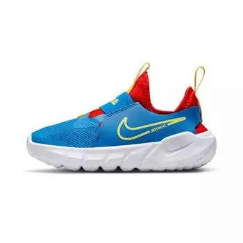 Nike Flex Runner 2 PS Photo Blue University Red Детские кроссовки University-Gold Atomic-Green DJ6040-402 28