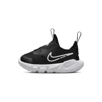 Nike Flex Runner 2 TDV Черно-белые детские кроссовки фото-синие DJ6039-002 22