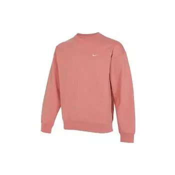 Nike Флисовая толстовка Solo Swoosh Crew, мужская, розовая, DX1362-618 L