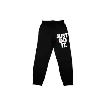 Nike Флисовые джоггеры с манжетами и буквенным принтом мужские низы 931904-010 XL