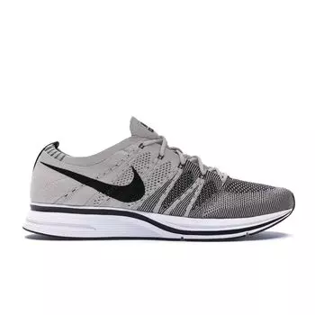 Nike Flyknit Trainer 2017 Бледно-серые кроссовки унисекс Черно-белые AH8396-001