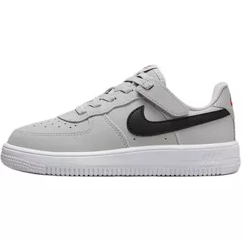 Nike Force 1 Low LV8 EasyOn PS Light Iron Ore черные детские кроссовки серо-белые FZ1010-001 25