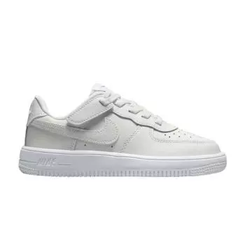 Nike Force 1 Low LV8 EasyOn PS Sail Croc Детские кроссовки Кремовый Белый Черный FV6104-100 35