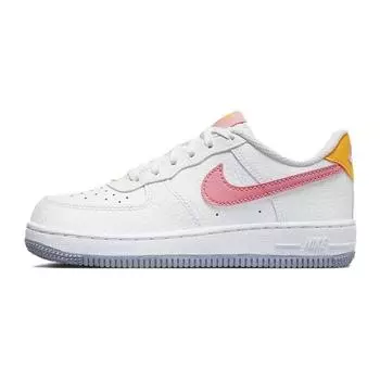 Nike Детские кроссовки Force 1 Low PS White Coral Chalk Laser-Orange Indigo-Haze FJ3484-100 28