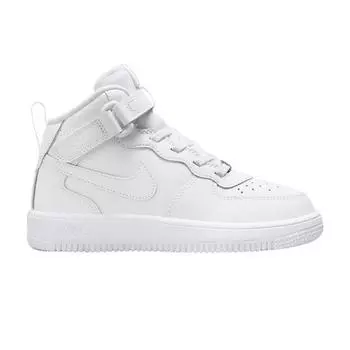 Детские кроссовки Nike Force 1 Mid EasyOn PS Triple White FJ1917-111 28