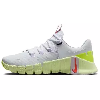 Nike Free Metcon 5 White Barely Volt Женские кроссовки Pink-Foam Bright-Crimson DV3950-104 36