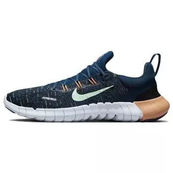Nike Free Run 5.0 Next Nature Valerian Blue Orange Trance женские кроссовки Mint-Foam CZ1891-402 36