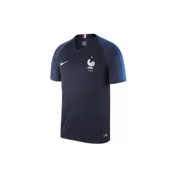 Nike Футболка мужская с круглым вырезом и коротким рукавом с логотипом чемпионата мира по футболу Франции 2018 года, домашняя сборная 893874-451 S