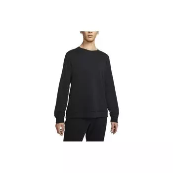 Nike FW22 однотонный пуловер с круглым вырезом, мужские топы, черный DM8138-010 L