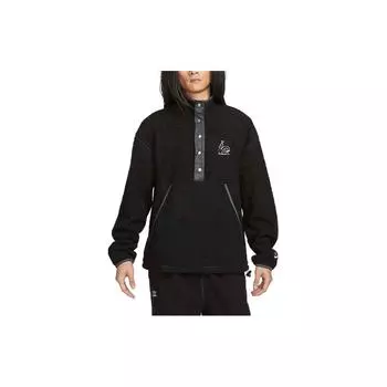 Nike FW22 Однотонный свитшот с вышивкой, мужские топы, черный DQ4194-097 XL