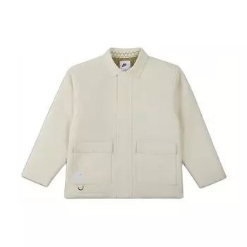 Nike FW23 NAI-KE серия китайский воротник рабочая одежда повседневная куртка унисекс куртка Off-White FV5442-110 M