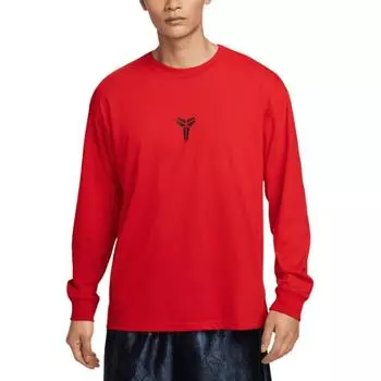 Nike Год Мамбы Ограниченный выпуск Повседневная модная футболка с длинным рукавом Мужские топы Красные IB0242-657 M