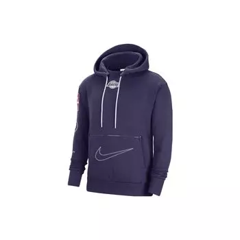 Nike Худи NBA Los Angeles Lakers Courtside свободного кроя фиолетовое мужское уличная одежда DN4725-535 M