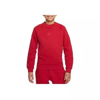 Nike Худи Спортивный Повседневный Модный Теплый Пуловер Детские худи Красный FD3215-687 L