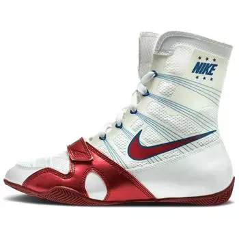 Nike HyperKO Manny Pacquiao PE мужские кроссовки белые Varsity-красные 477872-164 44