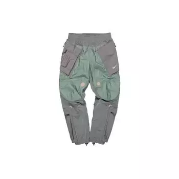 Nike ISPA Series Deconstructed 3M Светоотражающие повседневные тканые брюки-джоггеры Мужские брюки серо-зеленые CD6369-012 M