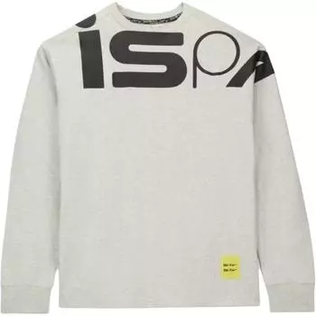 Толстовка Nike ISPA Letter Print Loose Fit Crew Neck Long Sleeve Unisex Tops Dark-Muddy-Grey FJ7375-053 XL