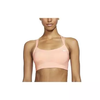 Nike Избранное Твердый Низкоинтенсивный Поддержка Быстросохнущий Спортивный Бюстгальтер Женское нижнее белье Розовый AQ8687-664 M