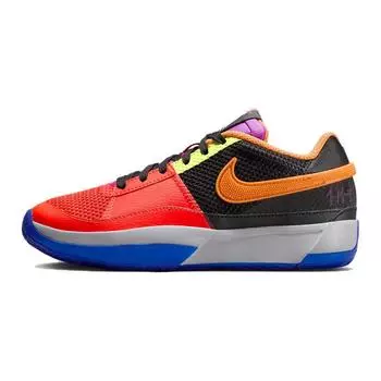 Nike Ja 1 GS All-Star - Детские кроссовки в клетку разноцветные, черные, волчьи-серые, FZ8326-001 36