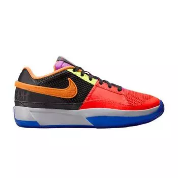 Nike Ja 1 GS All-Star - Детские кроссовки в клетку разноцветные, черные, волчьи-серые, FZ8326-001 36