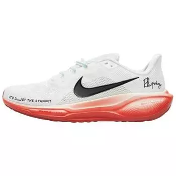 Nike Элиуд Кипчоге x Air Zoom Pegasus 41 It s Just The Start Унисекс Кроссовки Белый Черный Бледно-Слоновая Кость HJ7037-100 40.5
