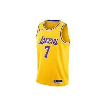 Nike Энтони Нет. 7 LA Lakers Logo Баскетбольная майка без рукавов, SW Fan Edition Мужские топы Желтый CW3669-742 L