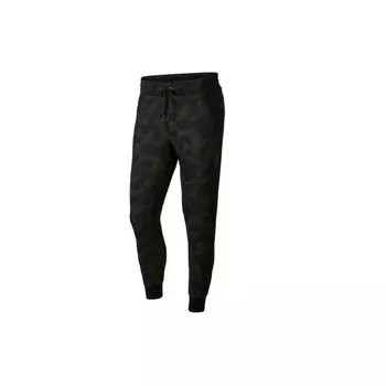 Nike камуфляжные трикотажные теплые спортивные длинные брюки, мужские брюки, черный, зеленый CJ0951-475 M