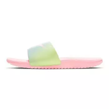Nike Kawa GS Slide Arctic Punch Light Armory Blue Детские кроссовки Розовый Light-Liquid-Lime CW1656-600 35