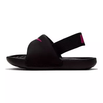 Nike Детские кроссовки Kawa Slide TD Black Vivid Pink BV1094-008 27