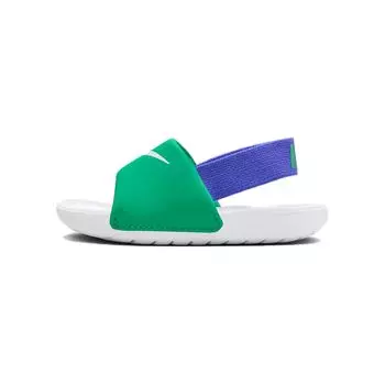 Nike Kawa Slide TD Stadium Зеленые детские кроссовки Персидско-фиолетовый белый Summit-White BV1094-300 27