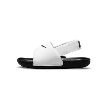 Nike Kawa Slide TD Белые Черные Детские Кроссовки Многоцветные DM0974-100 26