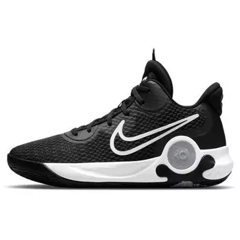 Nike KD Trey 5 IX Черно-белые мужские кроссовки антрацитовый волчье-серый CW3400-002 42.5