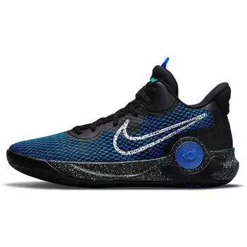 Nike KD Trey 5 IX EP Black Racer Синие мужские кроссовки Dynamic-Turquoise White CW3402-007 45
