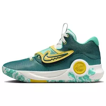 Nike KD Trey 5 X EP Clear Jade Sulphur Мужские кроссовки Green Sail Vivid-Sulphur DJ7554-300 42.5