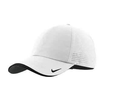 Nike Кепка для гольфа Swoosh с перфорацией Белая - Dri-FIT