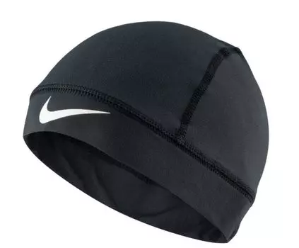 Nike Кепка Pro Combat Hyperwarm Skull One Size, черная, черно-белая, чёрный
