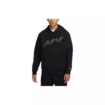 Мужская толстовка с капюшоном Nike Club Fleece с вышивкой, черная FB7489-010 L