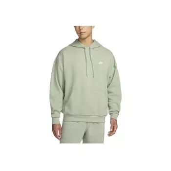 Nike Клубный флисовый однотонный мягкий удобный трикотажный худи мужские толстовки с капюшоном изумрудно-горизонтно-белый HJ1817-370 XL