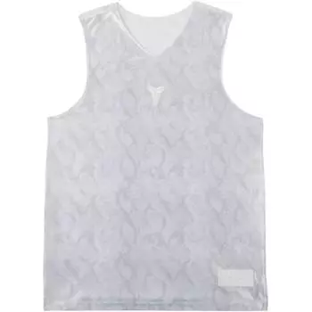 Nike Kobe 9 Dri-Fit FW24 Брендовый логотип с вышитым узором Двусторонний пуловер Повседневный спортивный баскетбольный жилет Мужской жилет Белый FZ0935-100 L