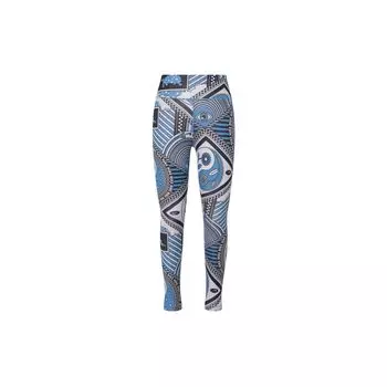Nike Колготки женские 7/8 с принтом, синие CJ3899-435 XS
