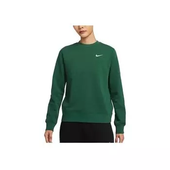 Nike Командный клуб Удобный Универсальный Модный Трендовый Свитшот с круглым вырезом Женский свитшот Каньонно-зеленый IB8752-341 XS