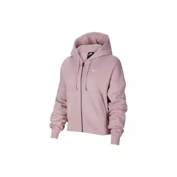 Nike Короткая куртка с капюшоном на молнии, женские куртки цвета шампанского DN4952-645 L