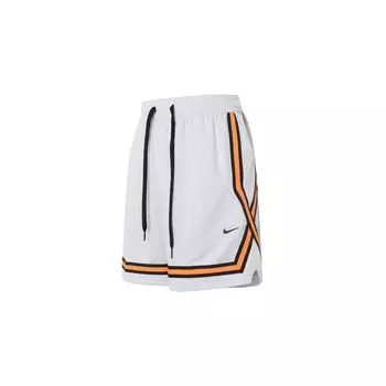 Nike Кроссовер Dri-FIT Логотип Полосатый узор Уличные Повседневные Со средней посадкой Быстросохнущие Дышащие Баскетбольные шорты Женские шорты Футбольно-серый FQ4545-085 M
