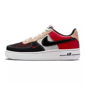 Nike Кроссовки Air Force 1 GS Alter And Reveal Kids белые спортивные-красные конопляные DO6113-100 36.5