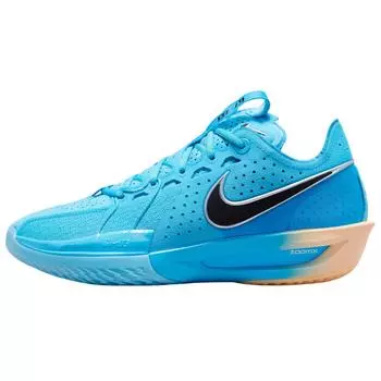 Nike Кроссовки Air Zoom GT Cut 3 Blue Fury Unisex, черные, мандаринового оттенка DV2913-404 44.5