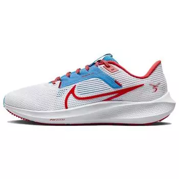 Nike Кроссовки Air Zoom Pegasus 40 Delaware State мужские белые с синим свечением Pimento DZ5955-100 43